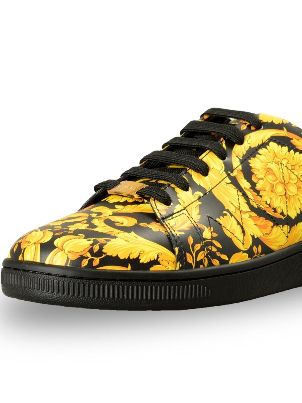 Versace Men's Baroque Signature Print 100% Leather Sneakers Shoes US 6 IT 39 - Picture 8 of 8